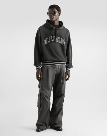 Dolce & Gabbana Hooded sweatshirt with print Multicolor G9CACZG7N3T