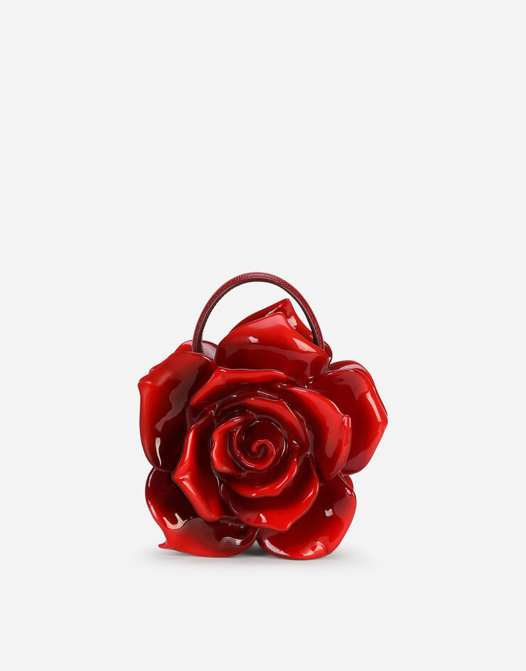 Dolce & Gabbana DOLCE BOX 彩绘树脂玫瑰手袋 红 BB6935AW826