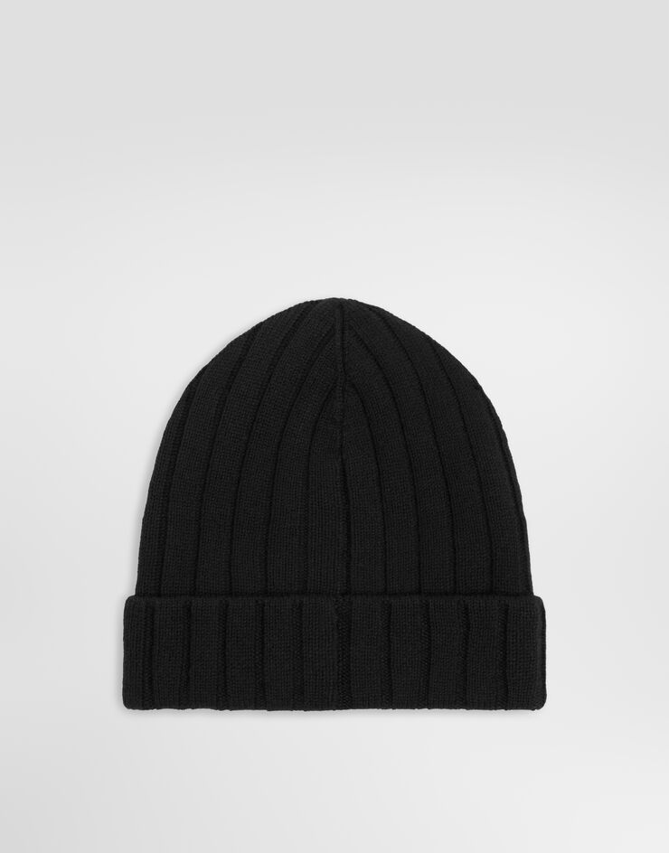 Dolce & Gabbana Cashmere knit hat Black GX90KTJBW0S