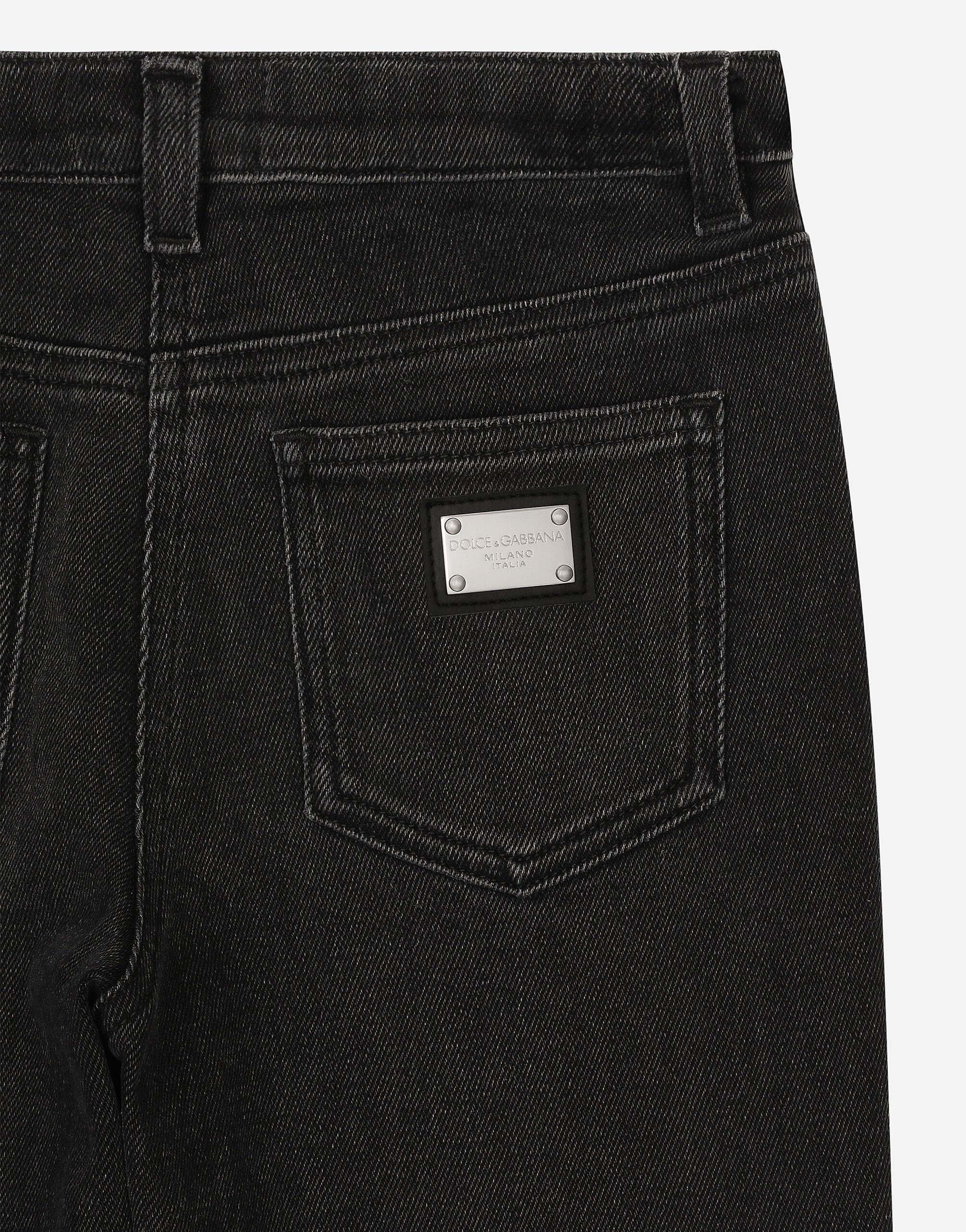 デニム・ジーパン DOLCE & GABBANA Five-pocket jeans Black GY07CDG8HW4_S9001-4_650x.jpg?v