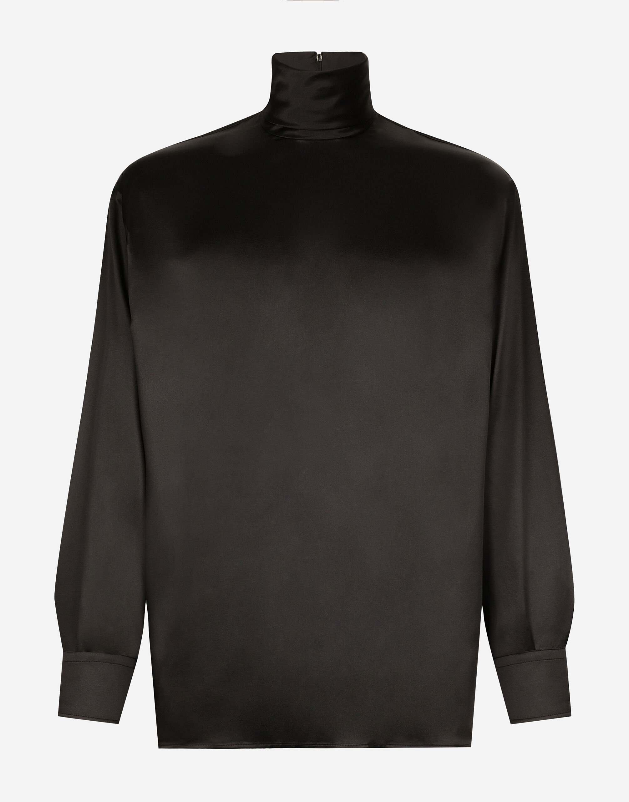 Loose turtleneck shirt outlet