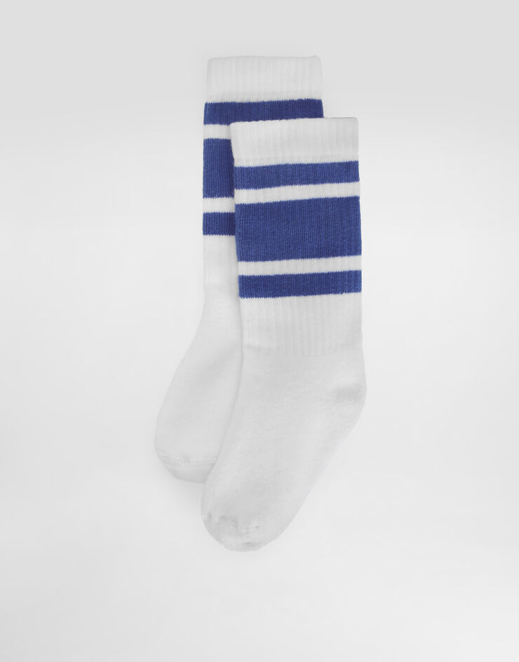 Dolce & Gabbana Terry socks with DG logo Multicolor LBKAC5JBCAC