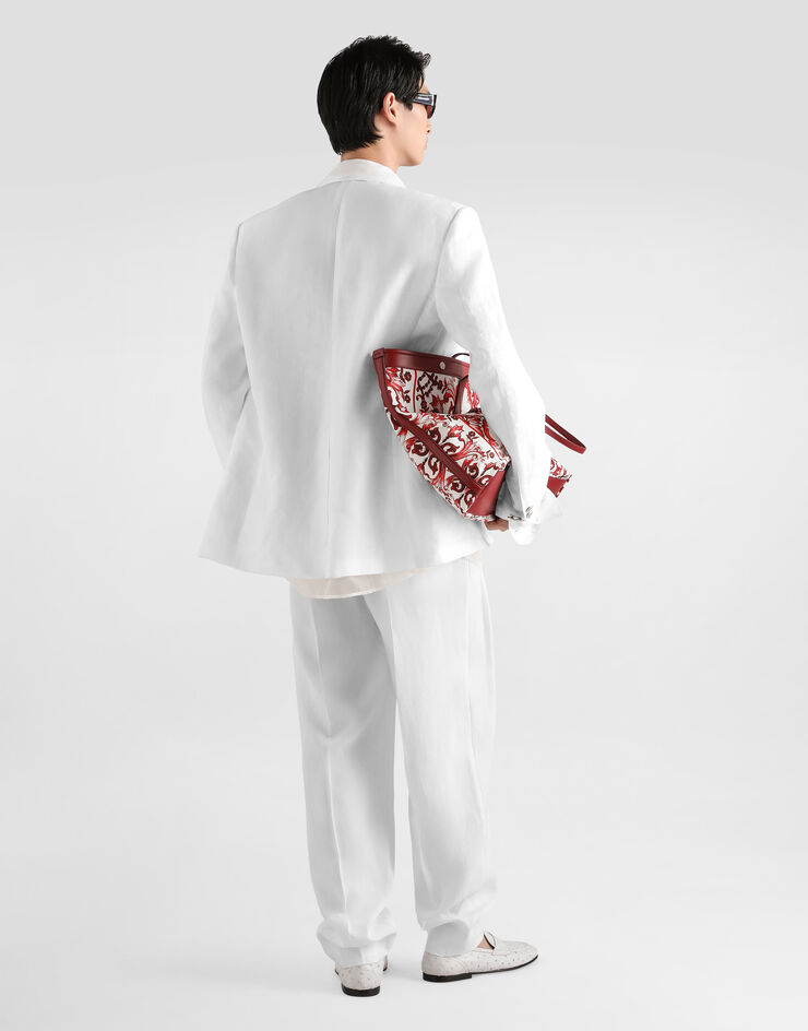 Dolce & Gabbana Sicilia light single-breasted linen jacket Dolce & Gabbana Sicilia light single-breasted linen jacket White G2QS6TGK444