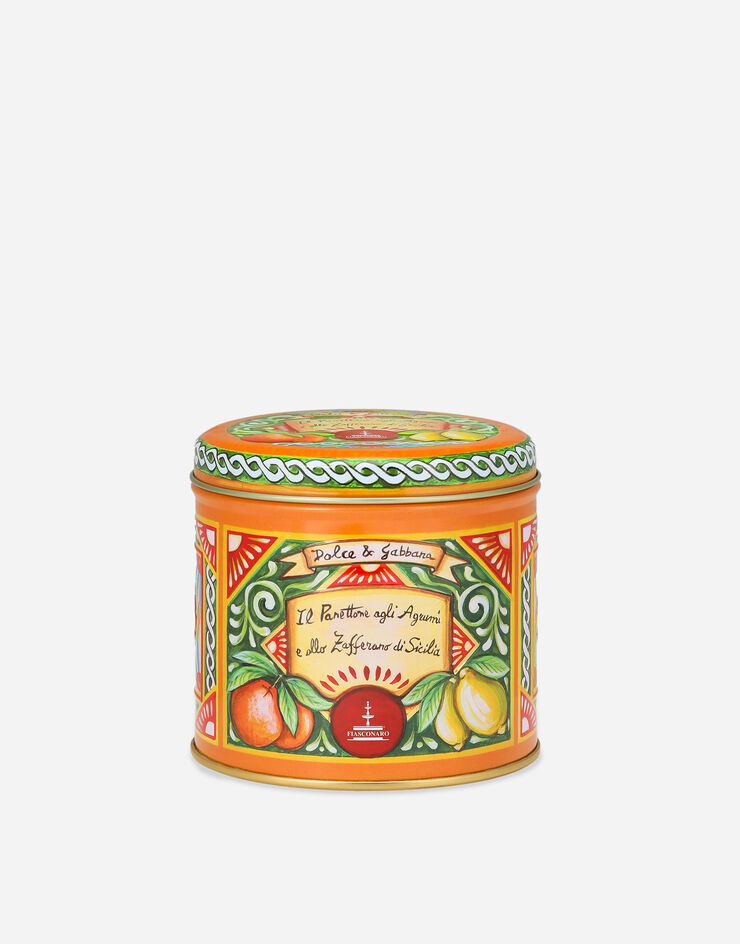 Dolce & Gabbana Panettone with Sicilian Citrus fruits and Saffron Multicolor PN0103PSSET