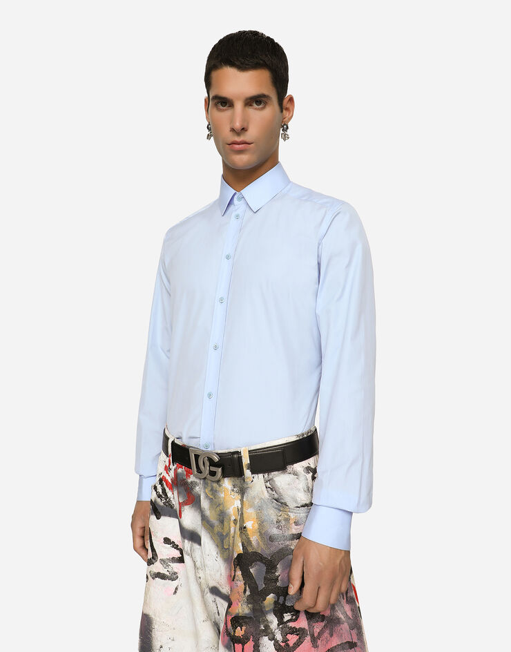 Dolce & Gabbana Cotton Gold-fit shirt White G5EJ0TFU5TI