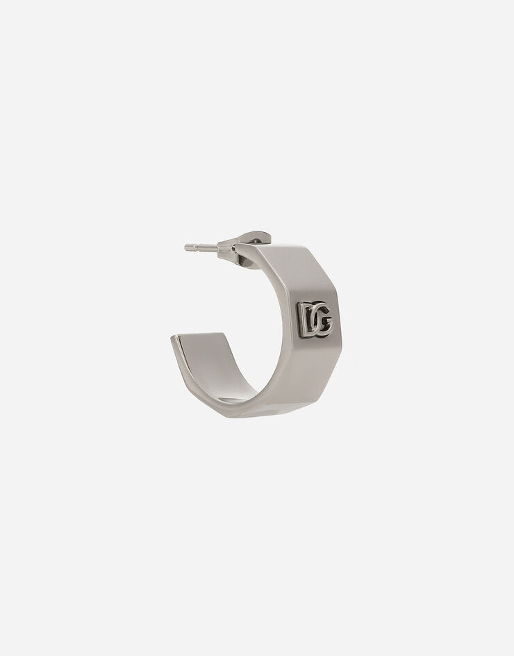 Dolce & Gabbana Einzel-Ohrstecker Logo Silber WEQ5P5W1111