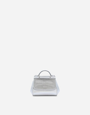 Dolce & Gabbana Nappa leather mini Sicily bag with fusible rhinestones Print L53DX7FS8DD