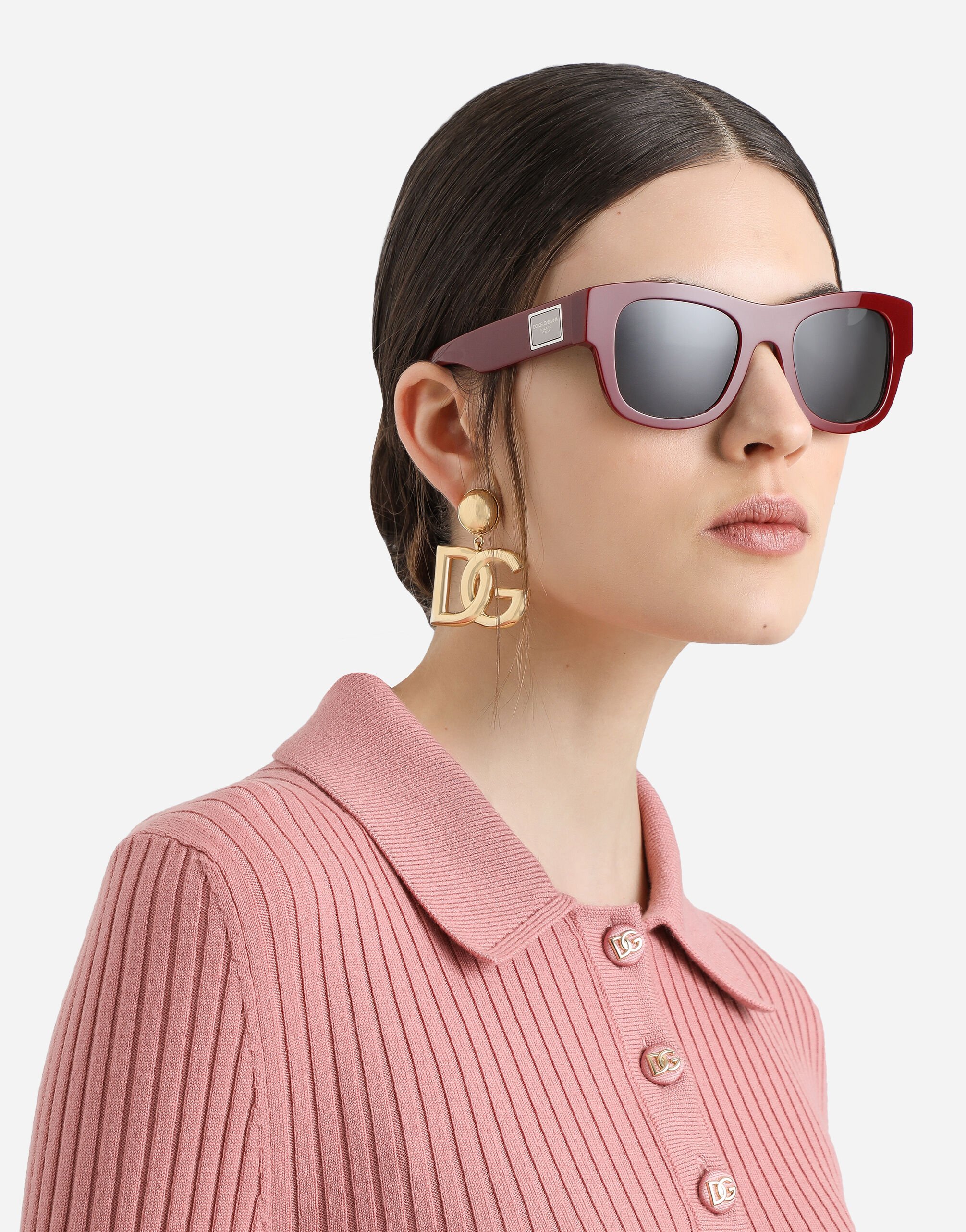 ボルドーのメンズ DNA Sunglasses | Dolce&Gabbana®