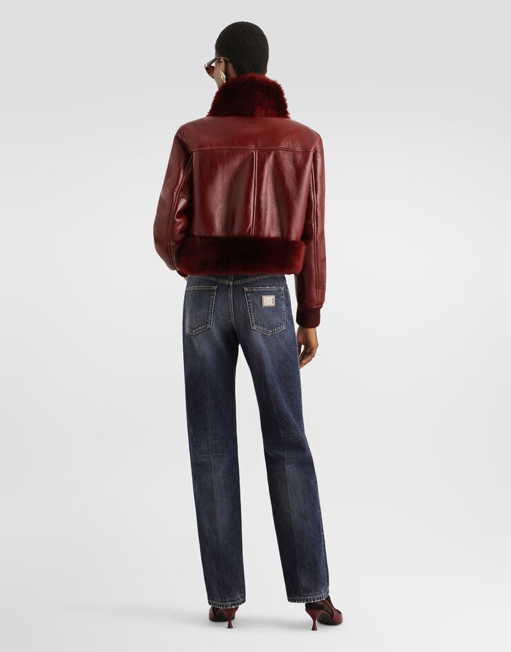 Dolce & Gabbana Lambskin jacket Dolce & Gabbana Lambskin jacket Bordeaux F2JBZLHUPCX