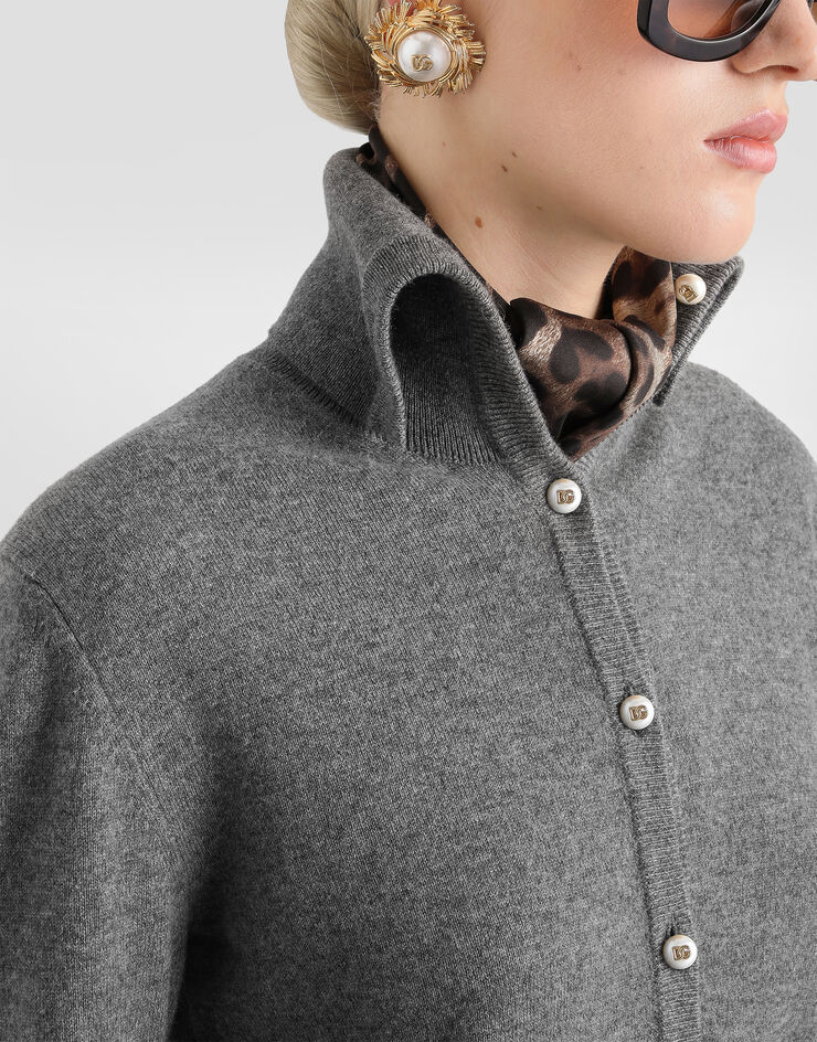 Dolce & Gabbana Cashmere cardigan Grey FXVFGTJBW2C
