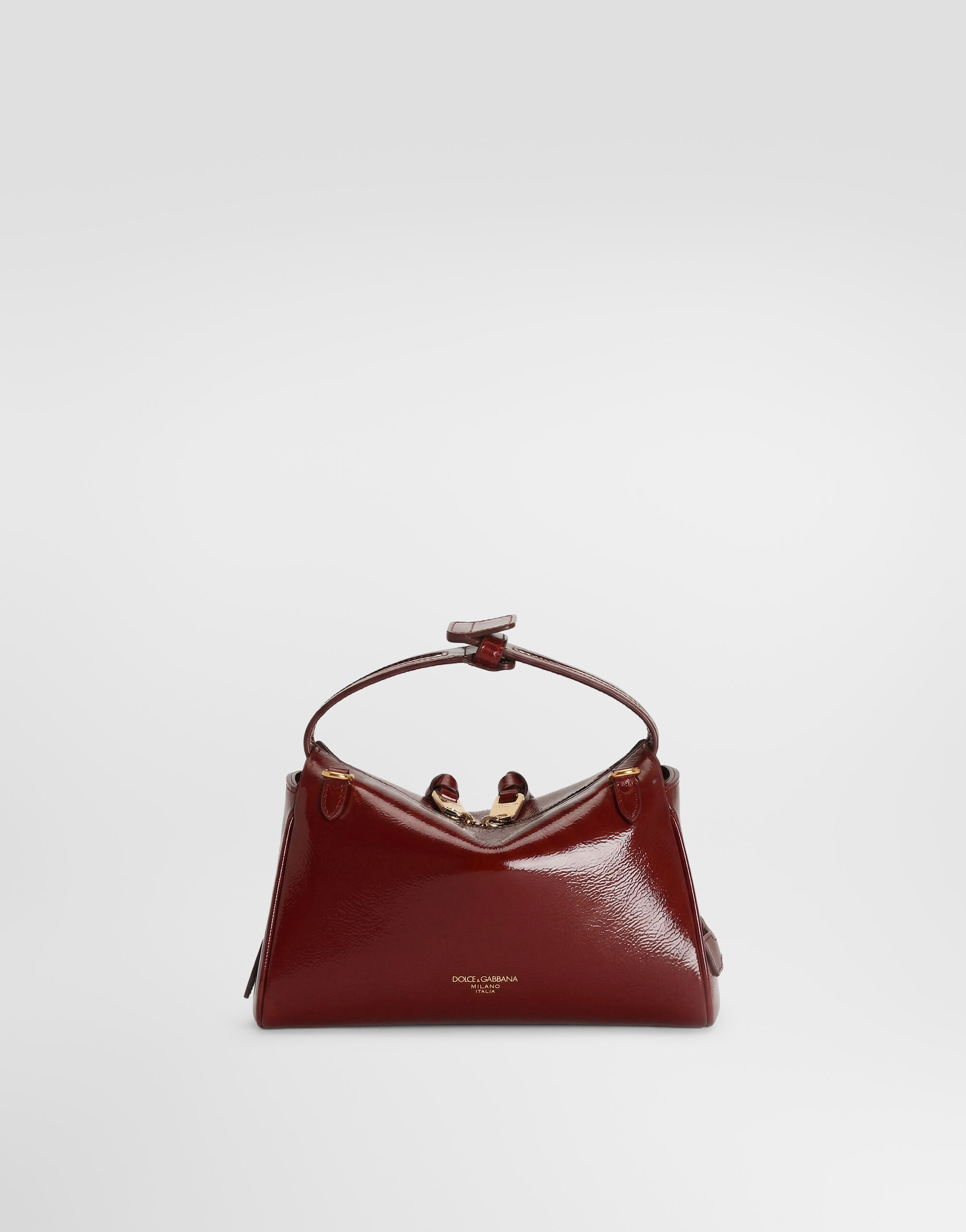 Mini Vittoria calfskin handbag in Red for Women | Dolce&Gabbana® US