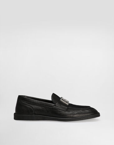 Dolce & Gabbana Deerskin loafers Black A50601A8034