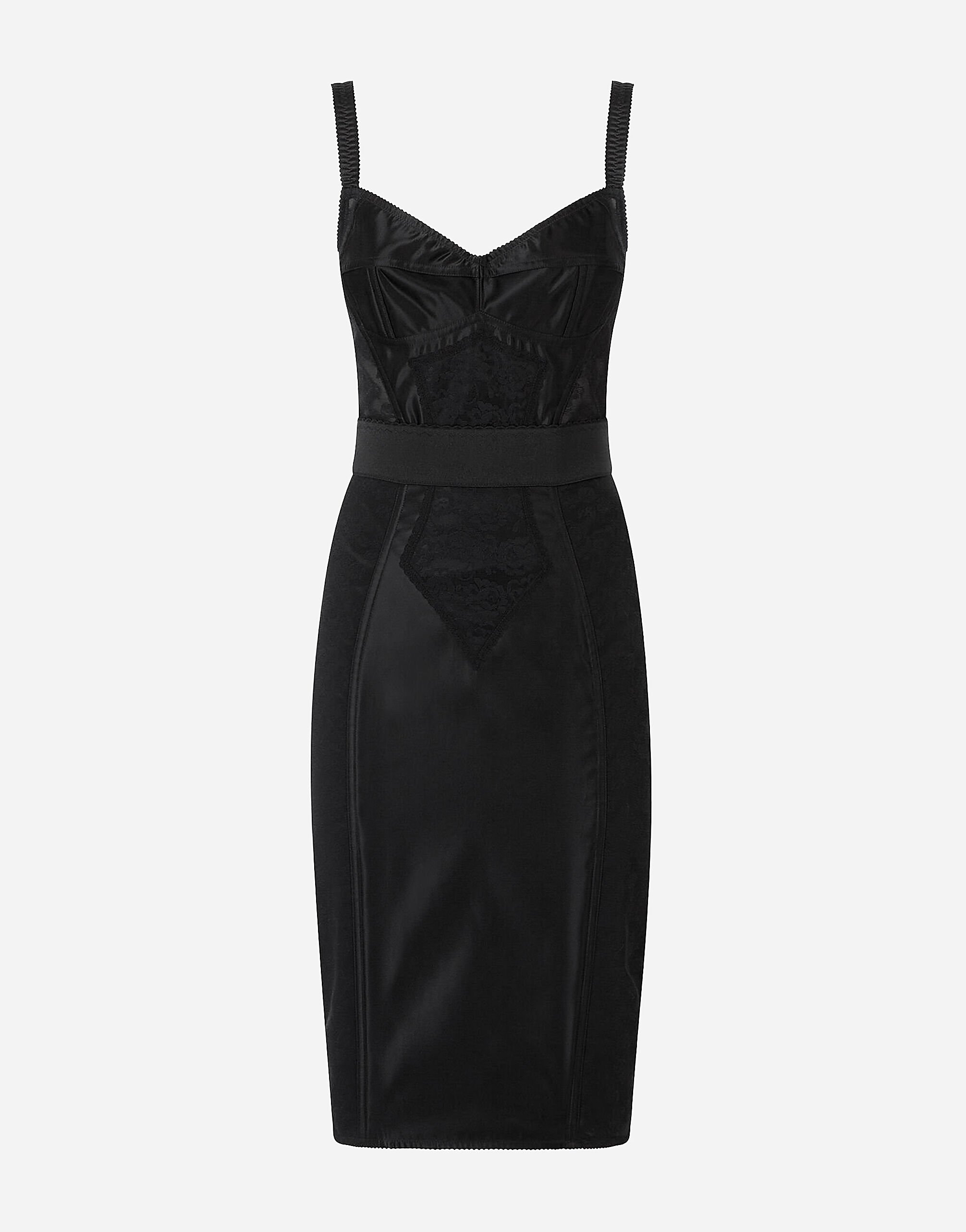 Dolce & Gabbana 코르셋 드레스 인쇄 F6ZT1THS5Q2