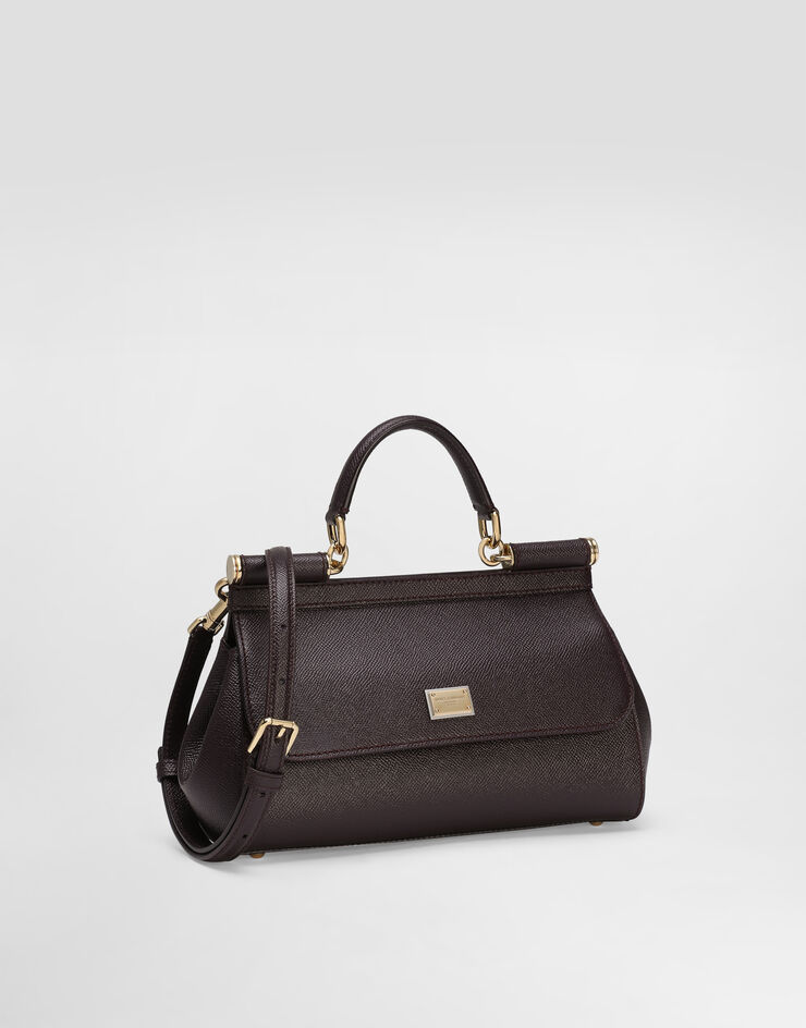 Dolce & Gabbana Henkeltasche Sicily mittelgroß Violett BB7652B1001