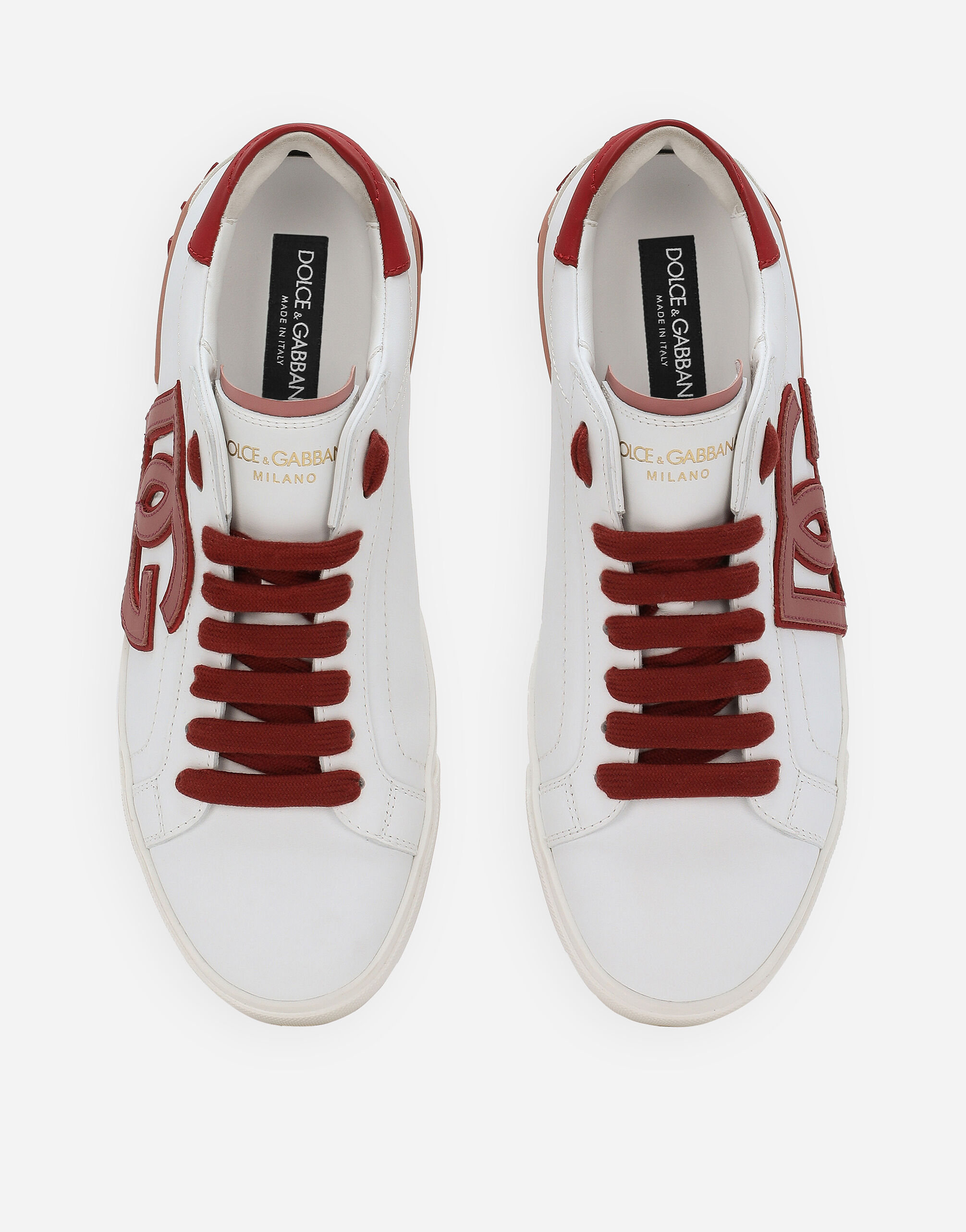 Dolce & gabbana white red portofino sneakers online