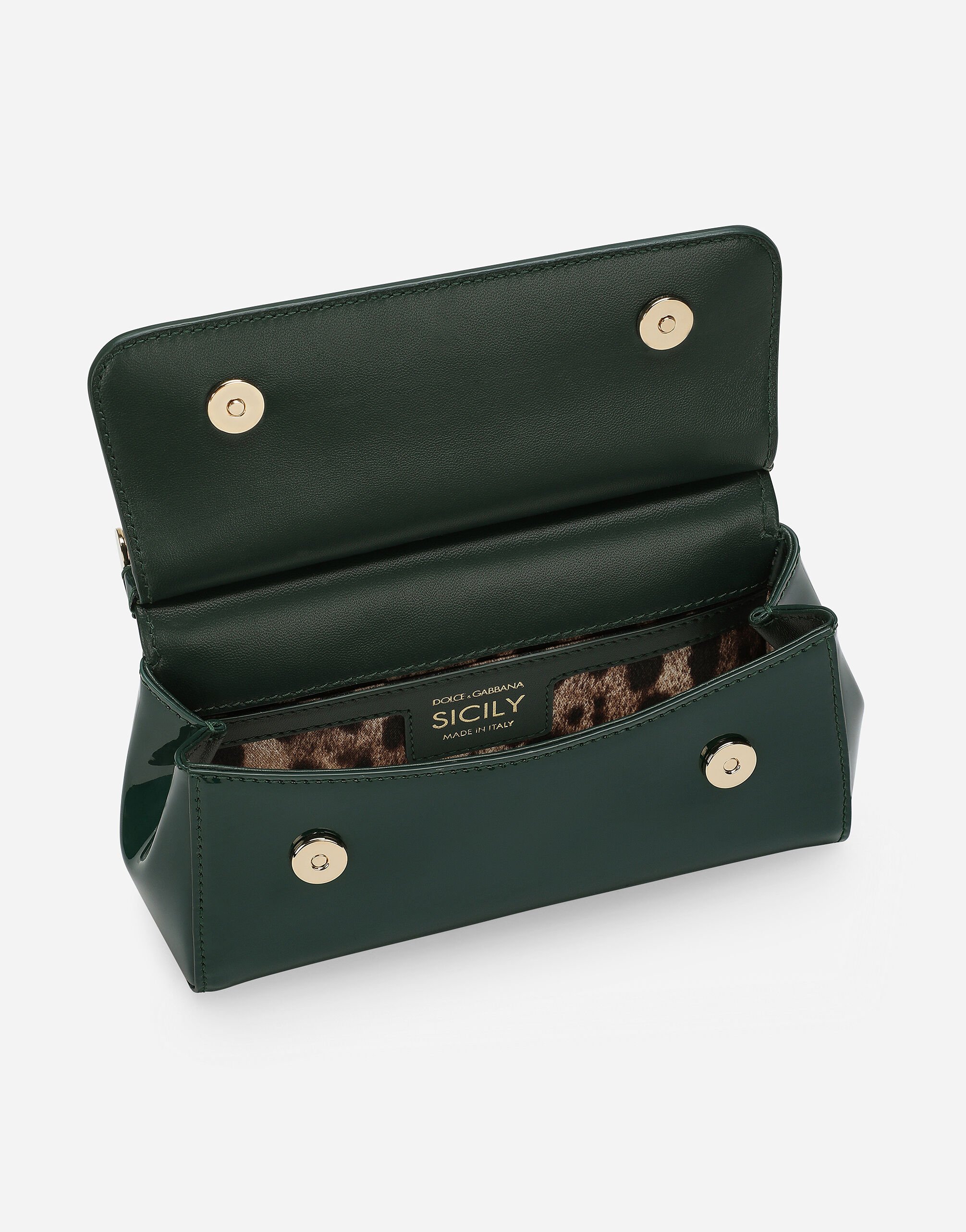 Small Sicily handbag in Green for Women Dolce Gabbana US