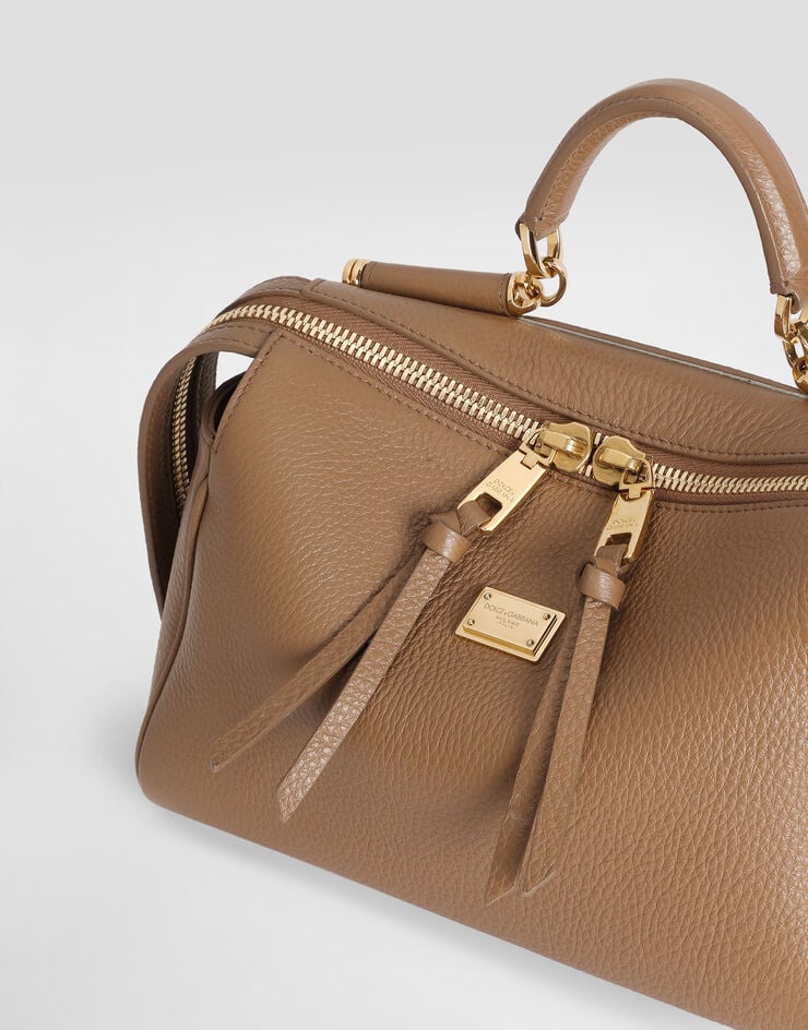 Dolce & Gabbana Vittoria handbag in calfskin Dolce & Gabbana Vittoria handbag in calfskin Brown BB7939A0841