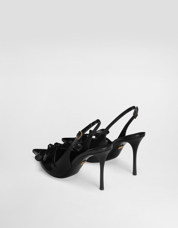 Dolce & Gabbana Calfskin slingback Black CG1114A1037