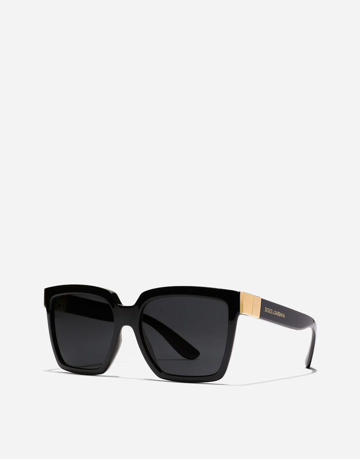 Dolce & Gabbana Солнцезащитные очки с принтом Modern Print черный VG6165VN187
