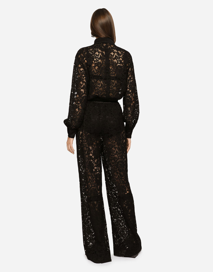Dolce & Gabbana Cordonetto lace jumpsuit Black F6H1JTFLM9V