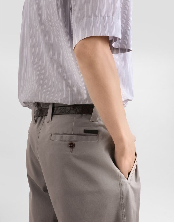 Dolce & Gabbana Bermuda en coton Grey GP1J4TFUFL3