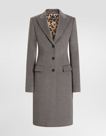 Dolce & Gabbana Dolce single-breasted wool coat Dolce & Gabbana Dolce single-breasted wool coat Grey F0Q41TGDD1V