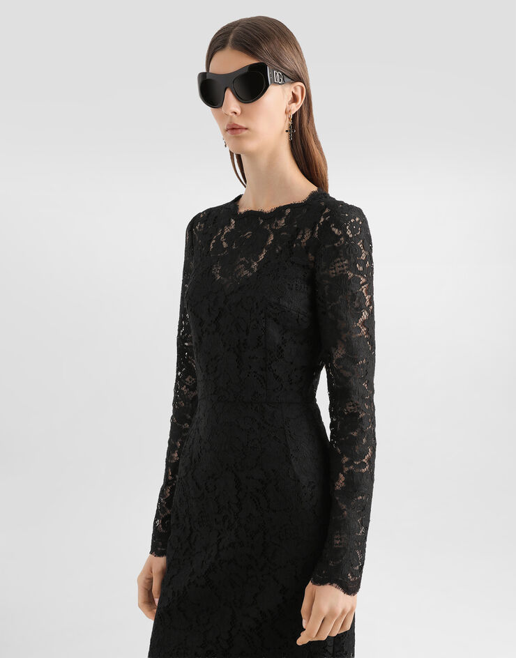 Dolce & Gabbana Cordonetto lace dress Black F6M0DTHLMTB