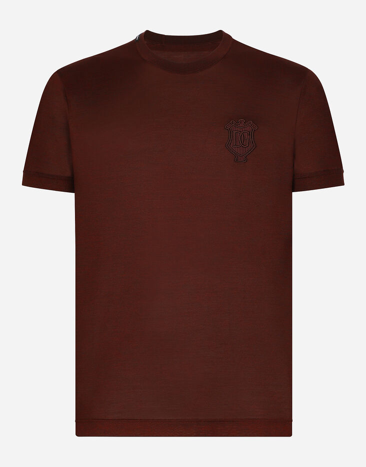 Dolce & Gabbana White Cotton Crown Collared Men Polo T-shirt