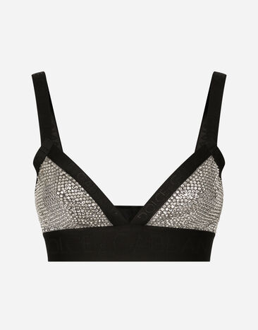 Dolce & Gabbana KIM DOLCE&GABBANA Triangel-BH aus Thermostrass Mehrfarbig O1C36THLM4U