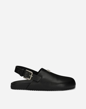 Dolce & Gabbana Calfskin mules Black A80440AO602