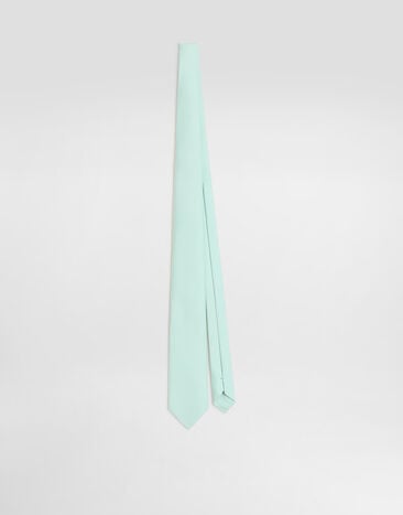 Dolce & Gabbana Silk twill tie Azure GT147EFU1XB