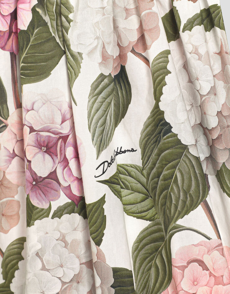 Dolce & Gabbana Hydrangea-print poplin romper Multicolor L22O08HS5UG