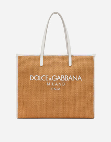 Dolce & Gabbana حقيبة تسوق كبيرة أصفر BB7694AV860