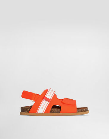 Dolce & Gabbana Sandals with rhinestone Orange D11331A3G64