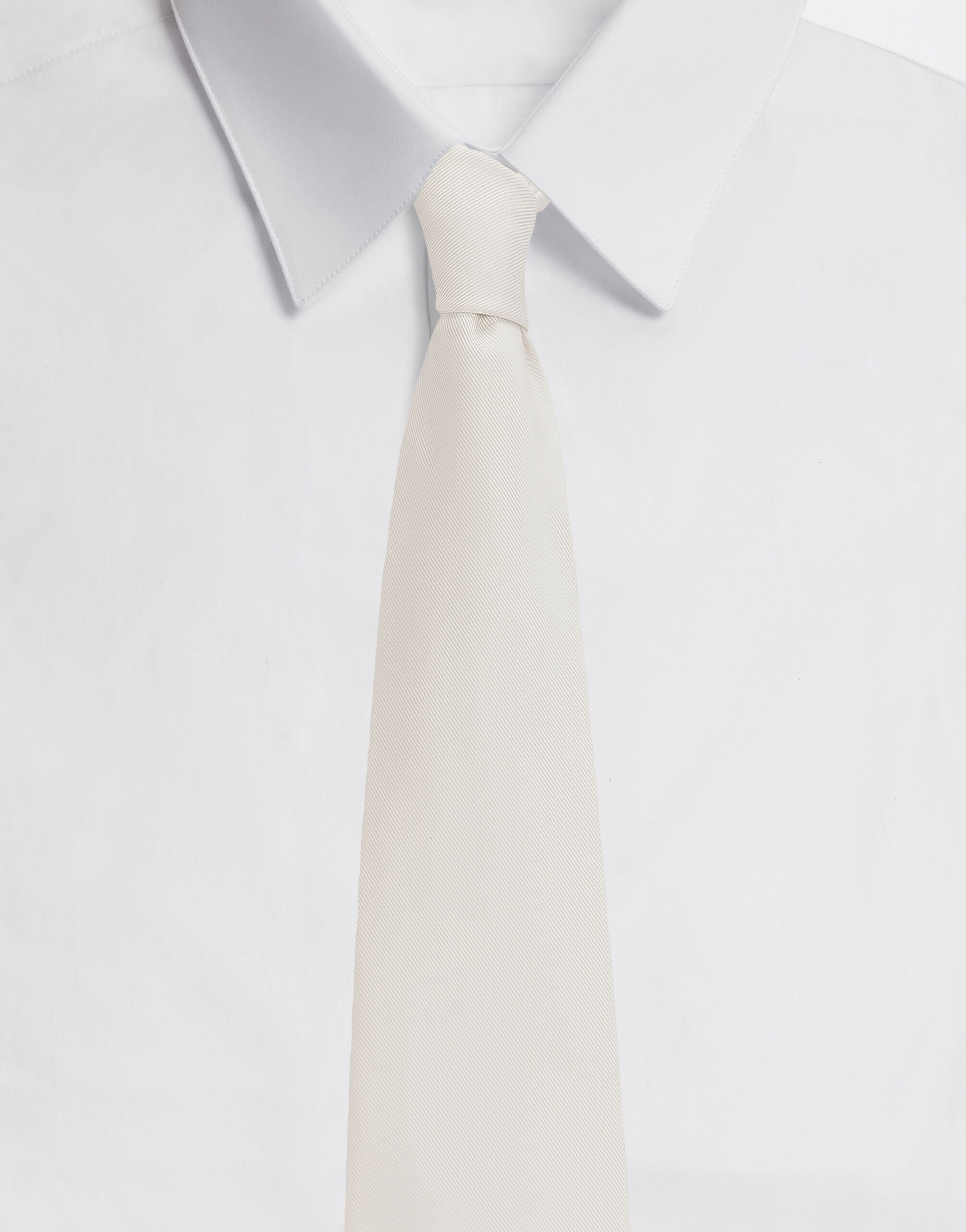 Dolce & Gabbana 12-cm silk faille blade tie White GT147EG0UBU
