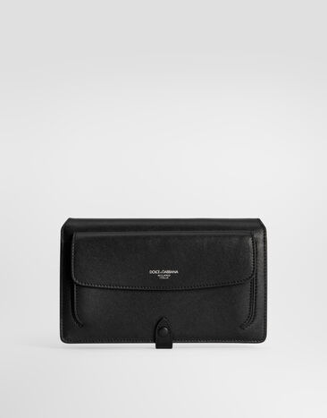 Dolce & Gabbana Calfskin crossbody minibag Black BM2766A3T05