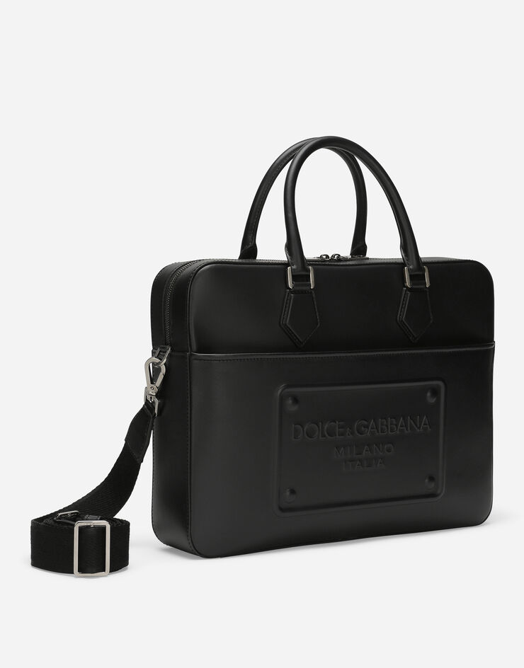 Dolce & Gabbana 小牛皮公事包 黑 BM2298AG218