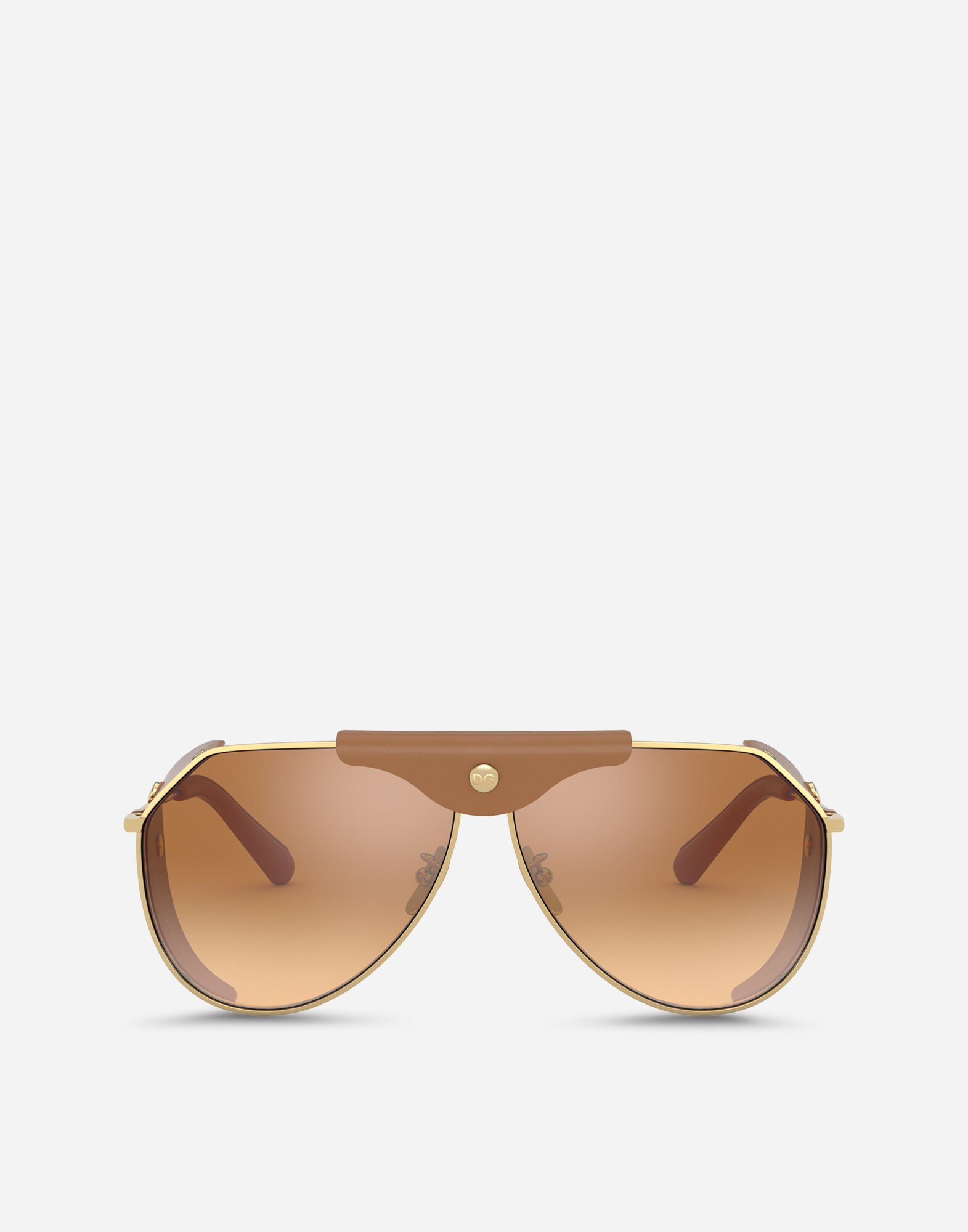 Dolce & Gabbana Солнцезащитные очки Panama золотой и черный VG2285VM281