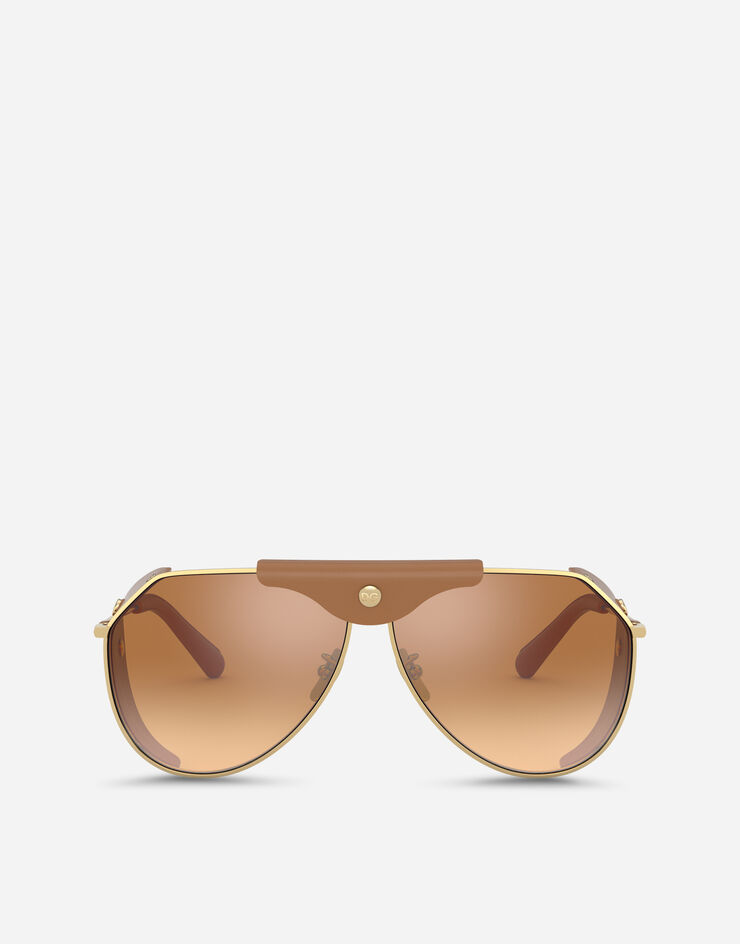 Dolce & Gabbana Panama sunglasses Gold and Camel VG2258VM27H