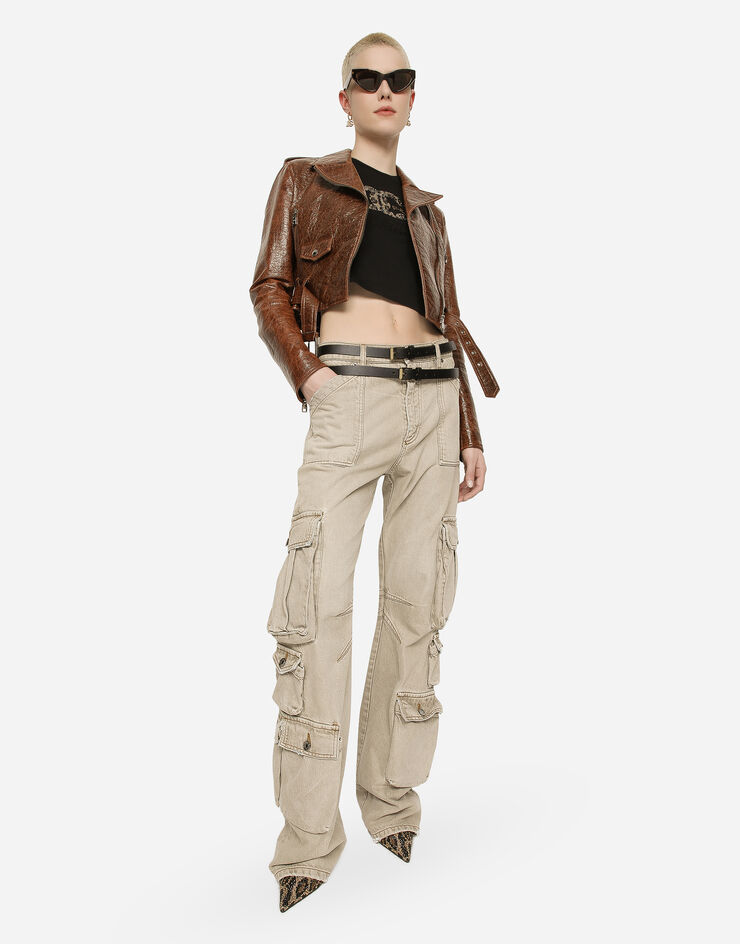 Dolce&Gabbana Pantalón cargo vaquero Multicolor FTCR5DG8HT3