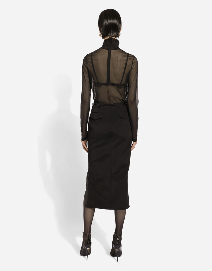 Dolce & Gabbana TOP Schwarz F759LTFLRC2