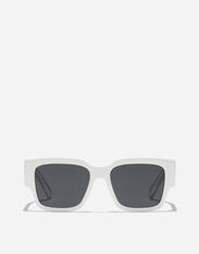 Dolce & Gabbana DNA logo sunglasses White L4JTEYG7K8C