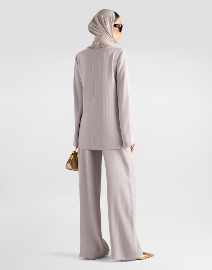 Dolce & Gabbana Crêpe marocain trousers Multicolor I3K10WFU1MD