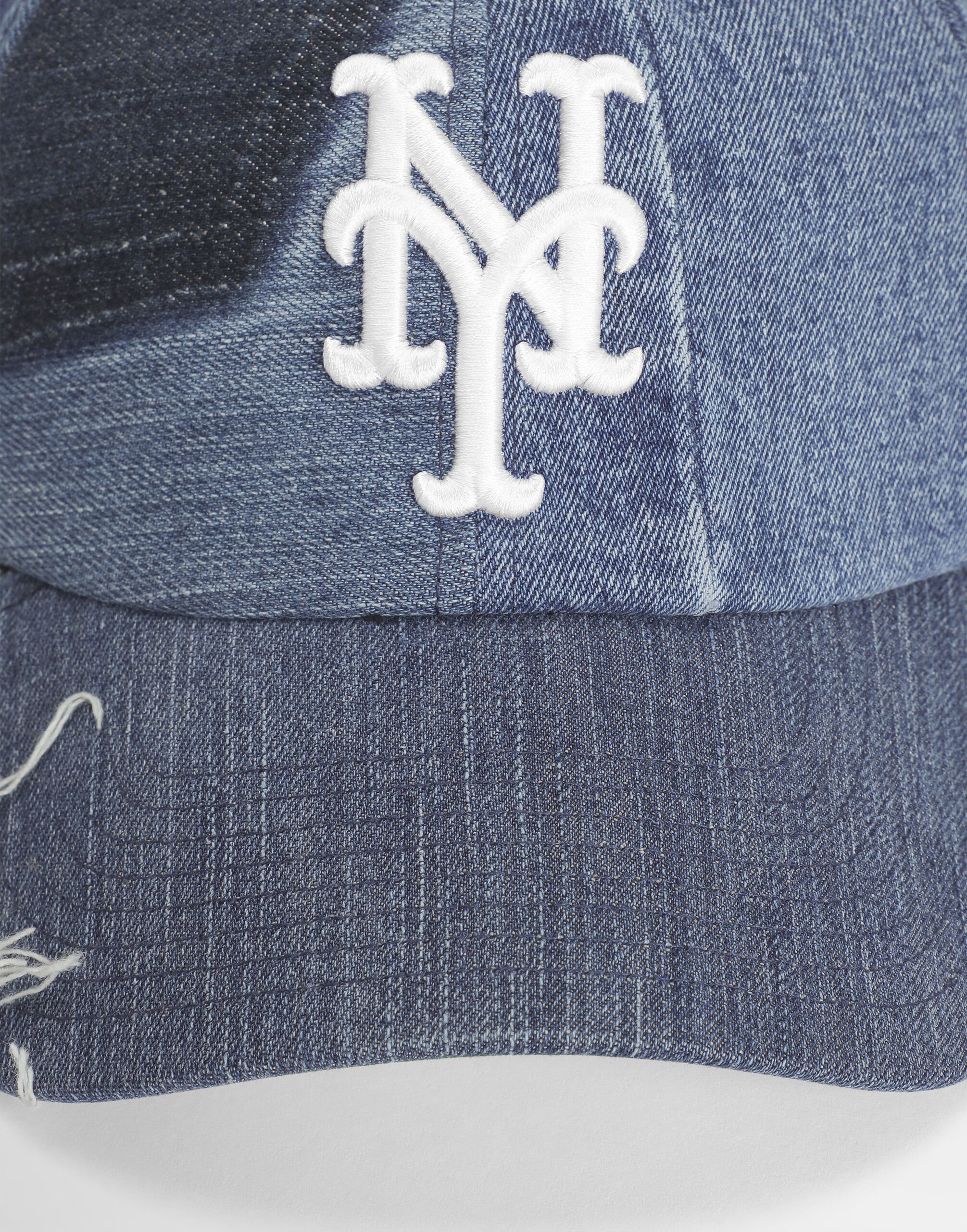 Dolce&Gabbana X '47 New York Mets Denim Patchwork Baseball Cap in