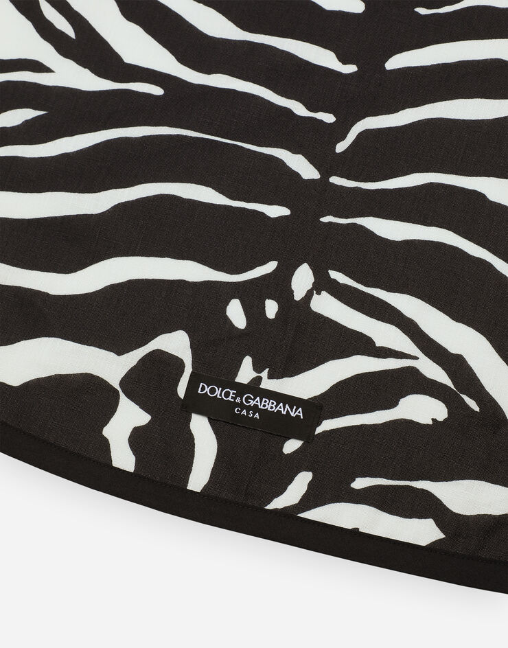 Dolce & Gabbana 10–Seater Linen Tablecloth Multicolor TCG009TCADO