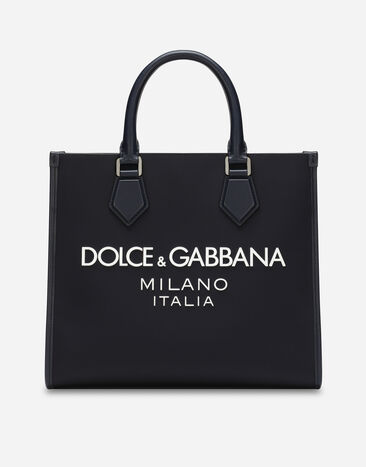 Dolce & Gabbana Bolso shopper pequeño de nailon Imprima BM2274AO667
