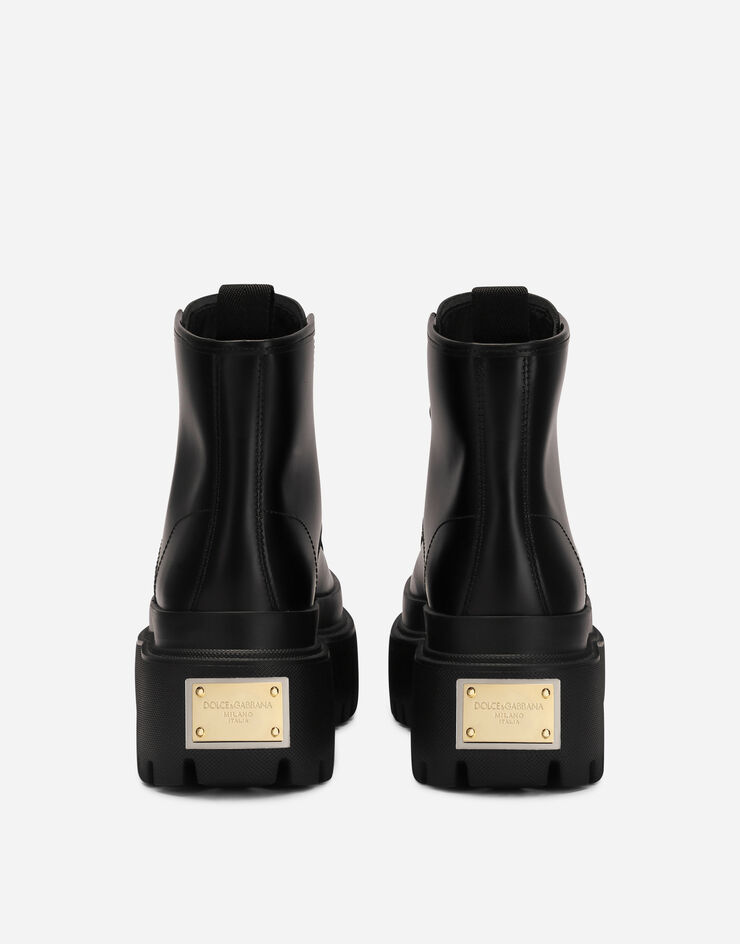 Dolce & Gabbana Brushed calfskin ankle boots Black CT0945AI402
