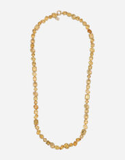 Dolce & Gabbana Anna sautoir in oro giallo 18kt con citrini Oro WNQA3GWQC01
