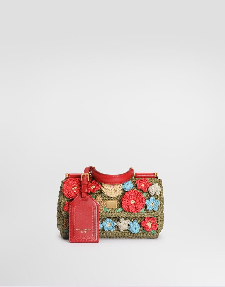 Dolce & Gabbana My sicily raffia crochet handbag Multicolor BB7864BZ350