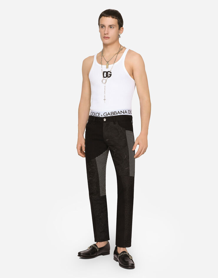 Dolce & Gabbana CANOTTA Bianco G8KG5ZG7DPT